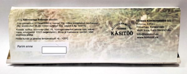 Šokolaad „Hargla kihelkonna köömnenäks“ - Image 3