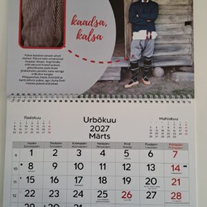 2027 seinakalender Rahvarõivad - Pilt 3